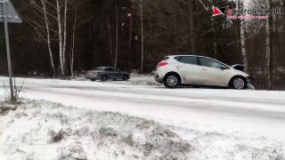 Poważny wypadek w powiecie ostrołęckim. Jedna osoba trafiła do szpitala!