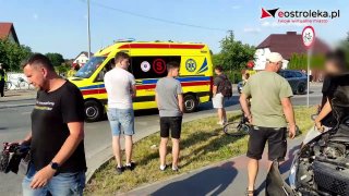 Wypadek na Słowackiego w Ostrołęce